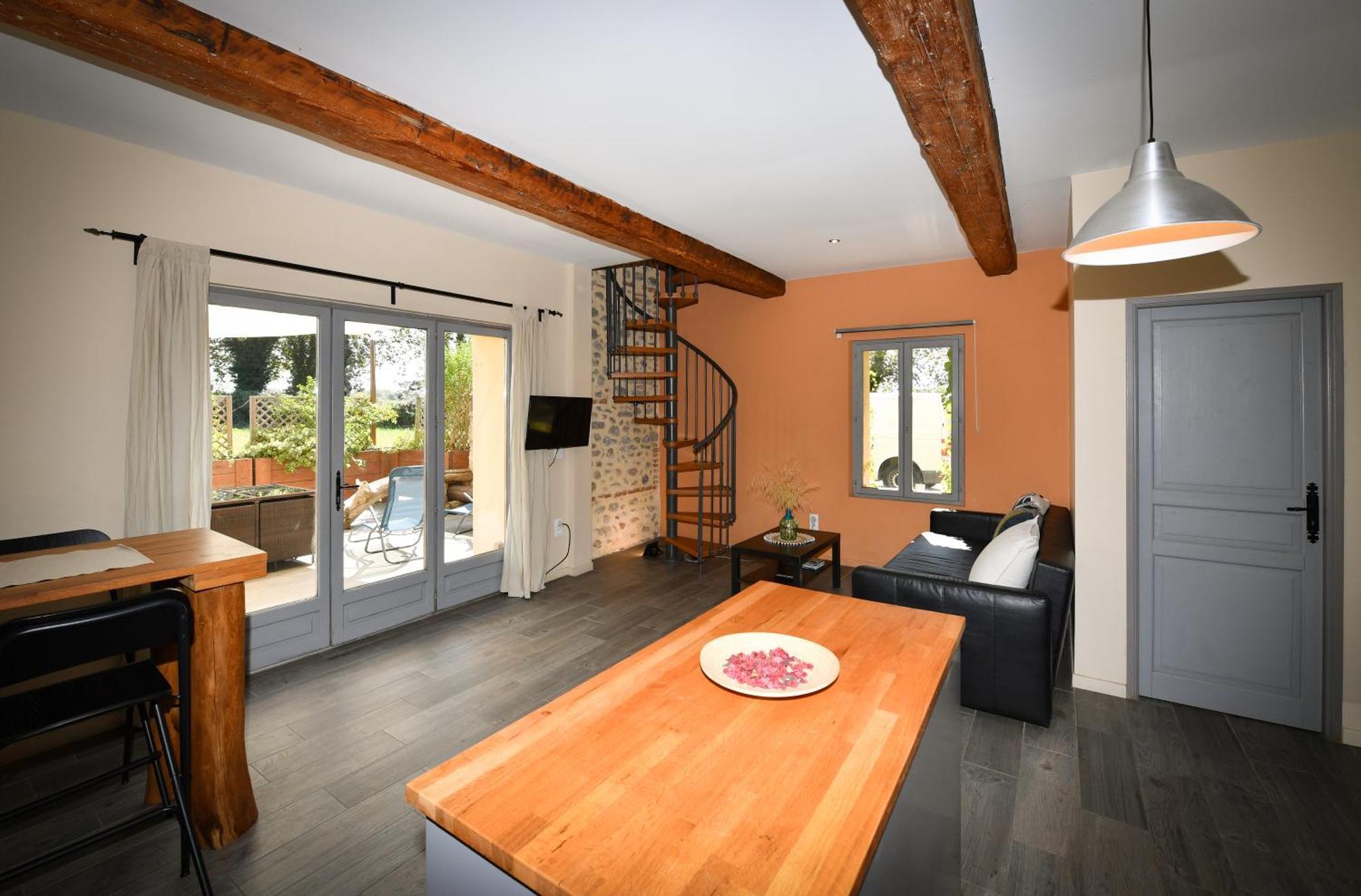 Les Appartements Du Mas Riols 圣西普里安 客房 照片