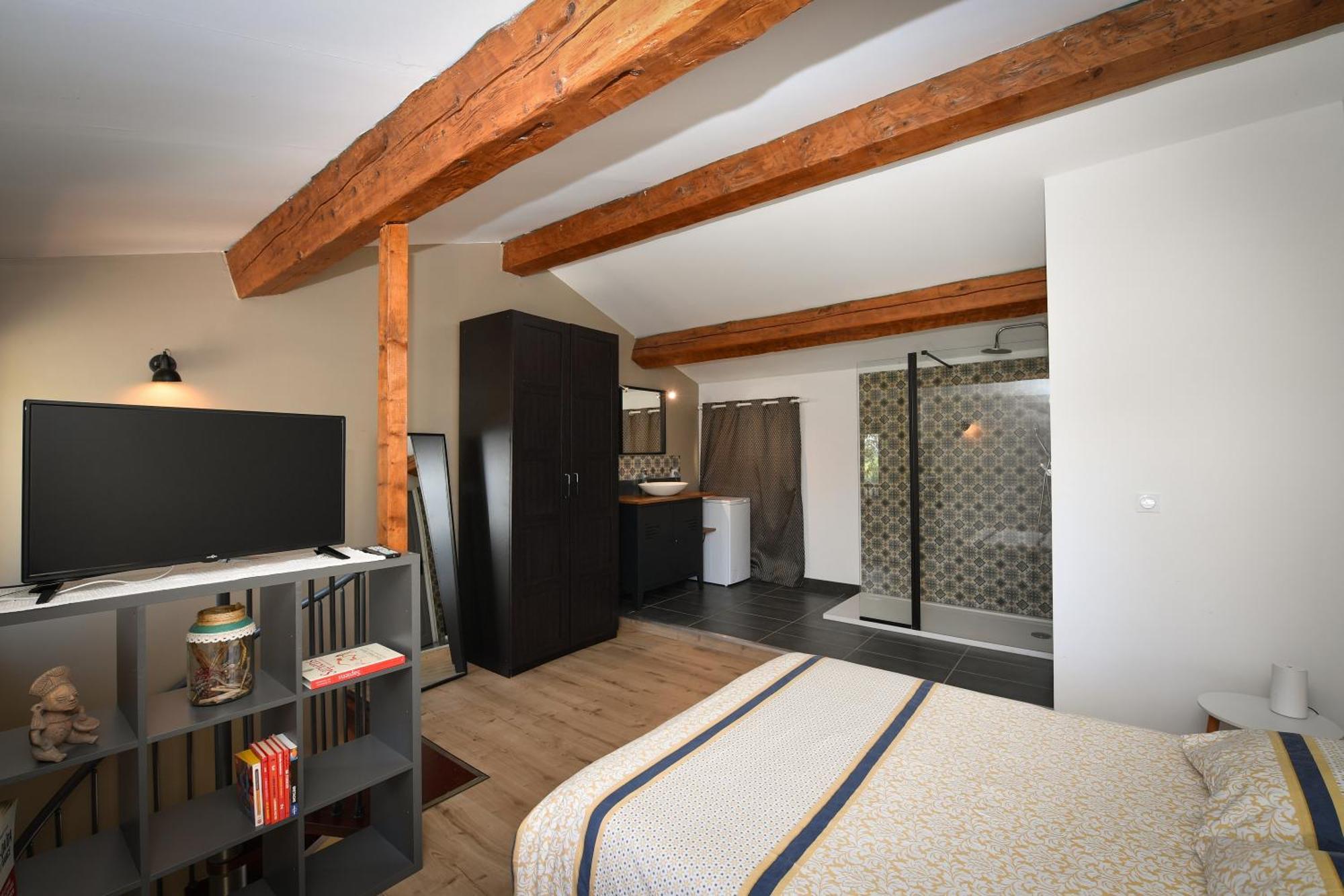 Les Appartements Du Mas Riols 圣西普里安 客房 照片
